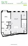 Flat 110 Floorplan Flat 110 Floorplan at Verde Pointe